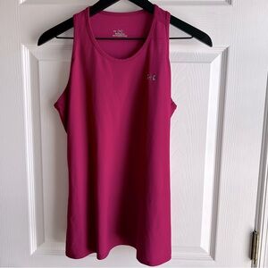 Under Armour UA Heatgear Armour Racerback Tank Top Active Pink Women’s Size M
